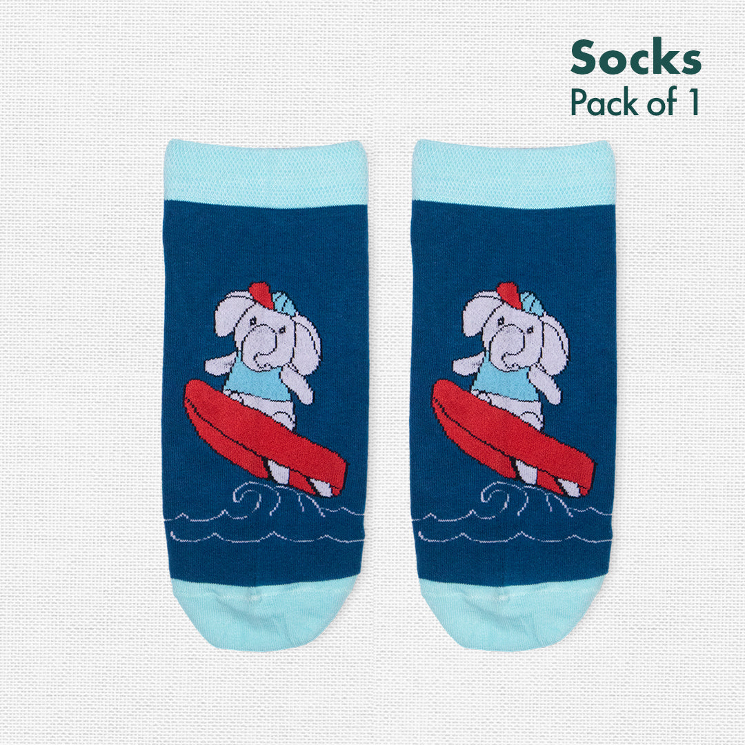CEO, Chief ELEPHANT Officer! Unisex Socks, Ankle Length, Single Pack