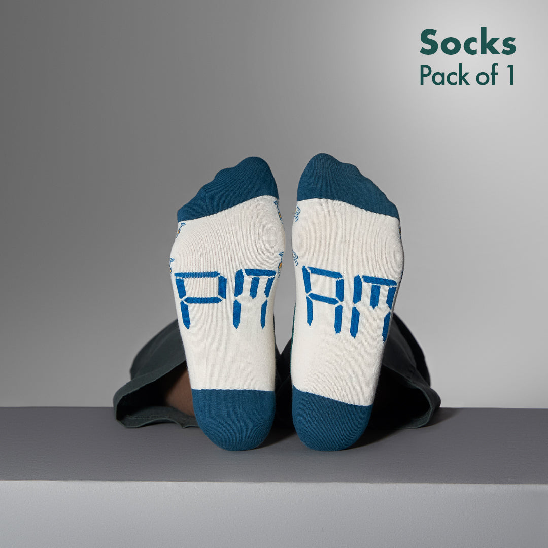 AM-PM! Unisex Socks, No Show, Pack of 1