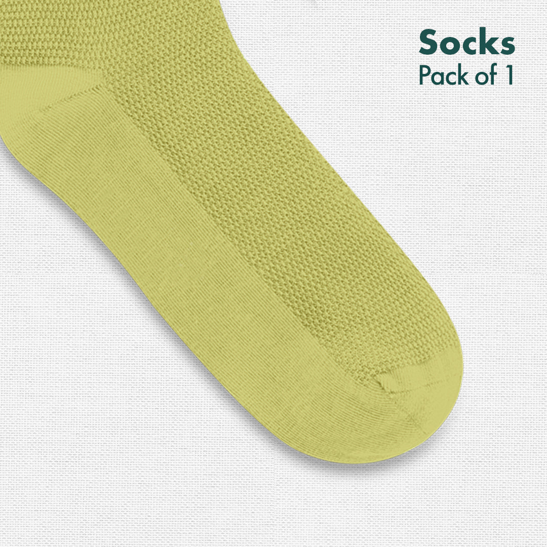 Green-ific! Unisex Socks, 100% Organic Cotton, Crew Length, Pack of 1