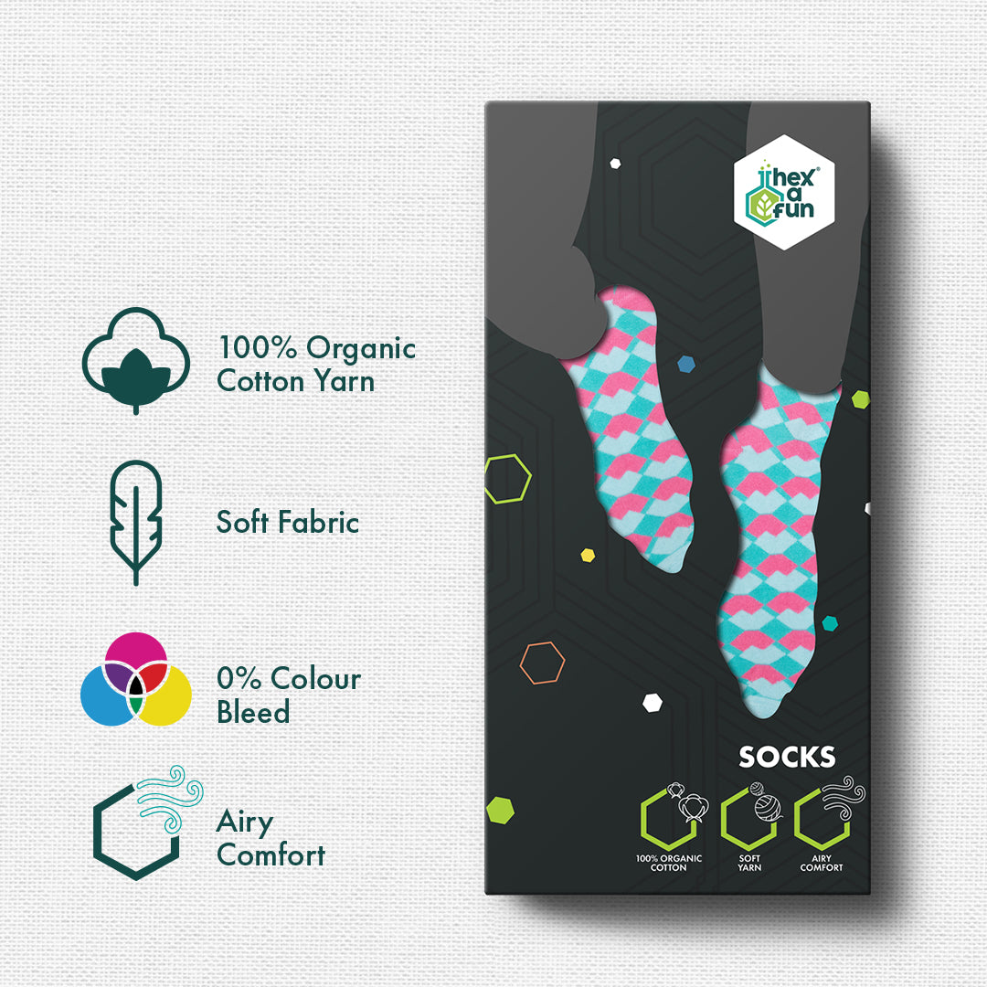 WTF, What TETRIS Fun! Unisex Socks, Ankle Length, Single Pack