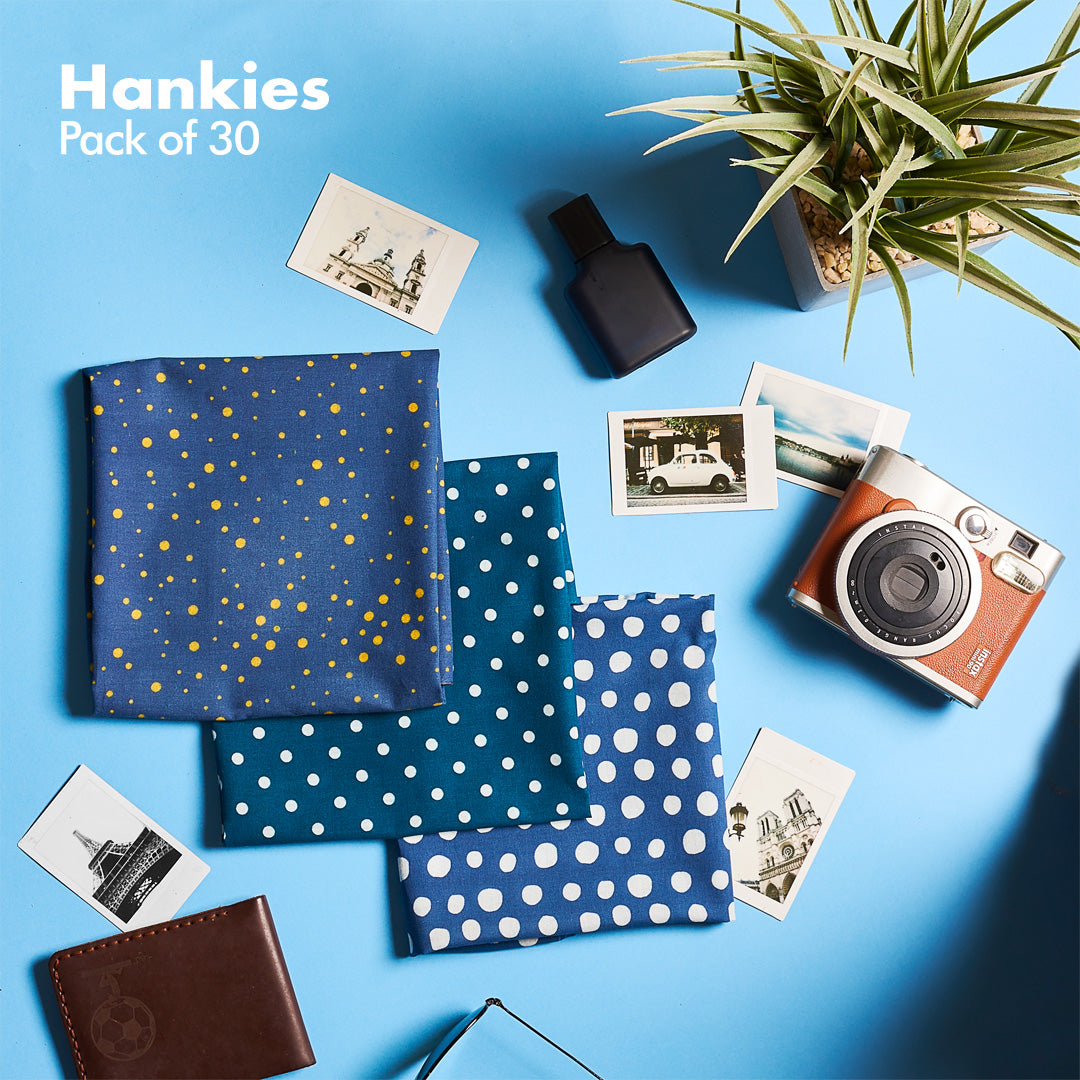 My HANKY Closet! Women's Hankies, Pack of 30 + Free Tin Box