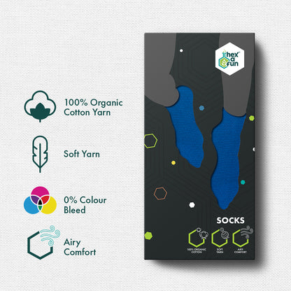 BRB! Bold Right back! Unisex Socks, 100% Organic Cotton, Crew Length, Pack of 3