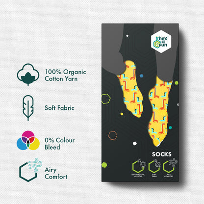 FOODgasm Series 1 + ANIMALholic Series 1! Unisex Socks, Ankle Length, Pack of 6