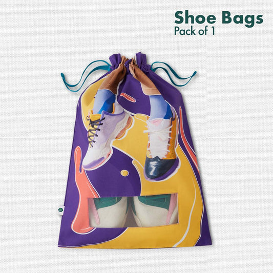 Shoe-mafia! Unisex Shoe Bag, 100% Organic Cotton, Pack of 1