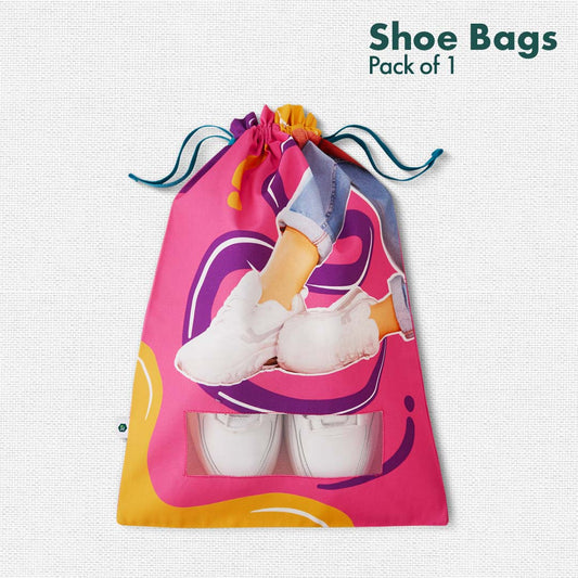 Walkie Talkies! Unisex Shoe Bag, 100% Organic Cotton, Pack of 1