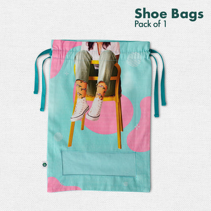 Sneakerhead! Women's Shoe Bag, 100% Organic Cotton, Pack of 1