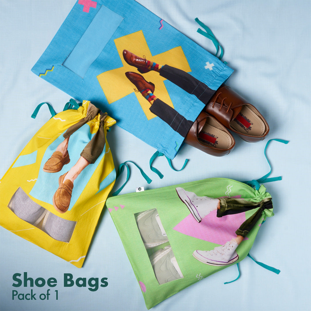 LOAFER-hood! Men's Shoe Bag, 100% Organic Cotton, Pack of 1